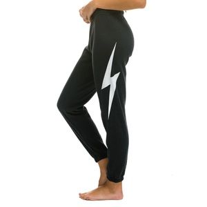 Aviator Nation Bolt Sweatpants - Charcoal/White - Small